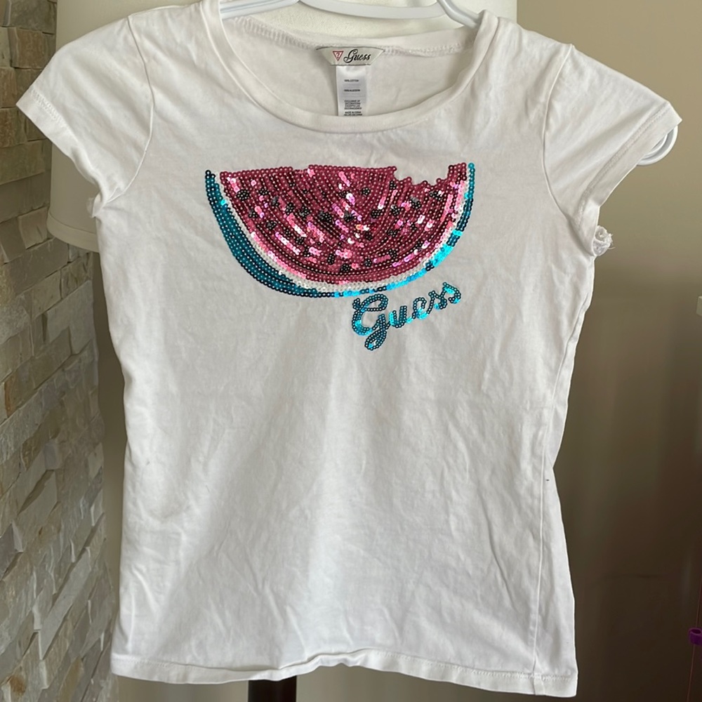 5/$25 Guess Watermelon t-shirt